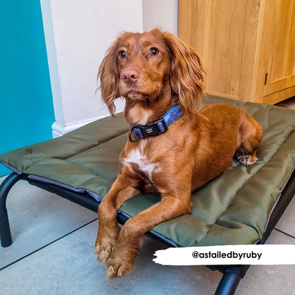 Olive & Grey Water Resistant Reversible Pad