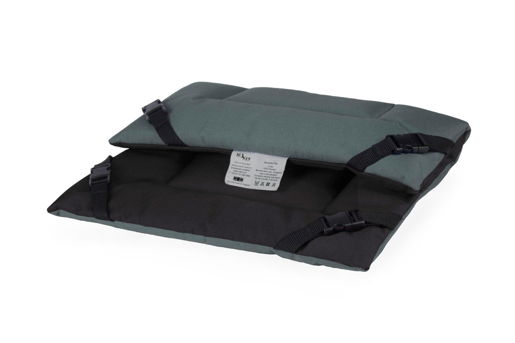 Black & Grey Water Resistant Reversible Pad - HiK9