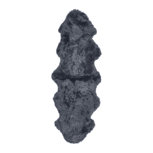 Double Dark Grey Sheepskin