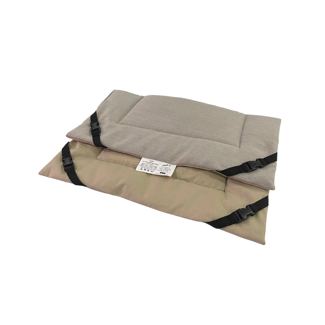 Taupe Light &amp; Taupe Cotton Canvas Leichtes Luxus Wendepad