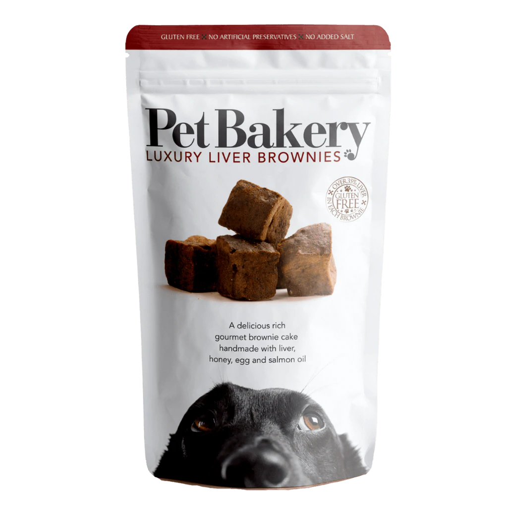Pet Bakery Luxury Liver Brownies Dog Treats 190g