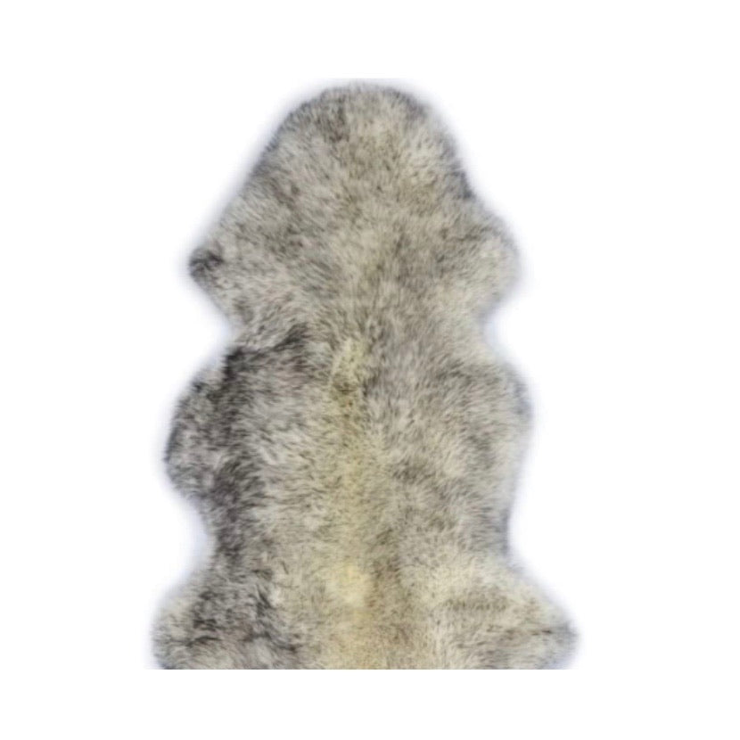 Ivory Grey Tip Sheepskin - HiK9